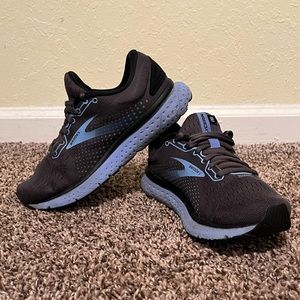 BROOKS GLYCERIN 18 RUNNING Shoes Womens Size 6 BLUE GREY 1203171D050